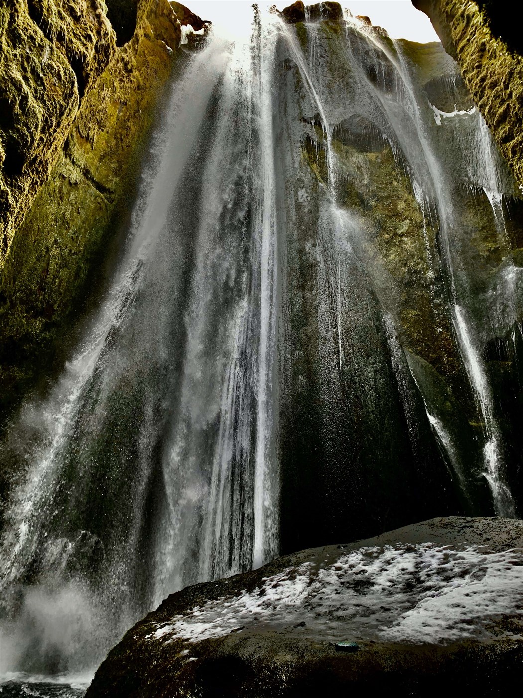 Gljúfrabúi waterfall