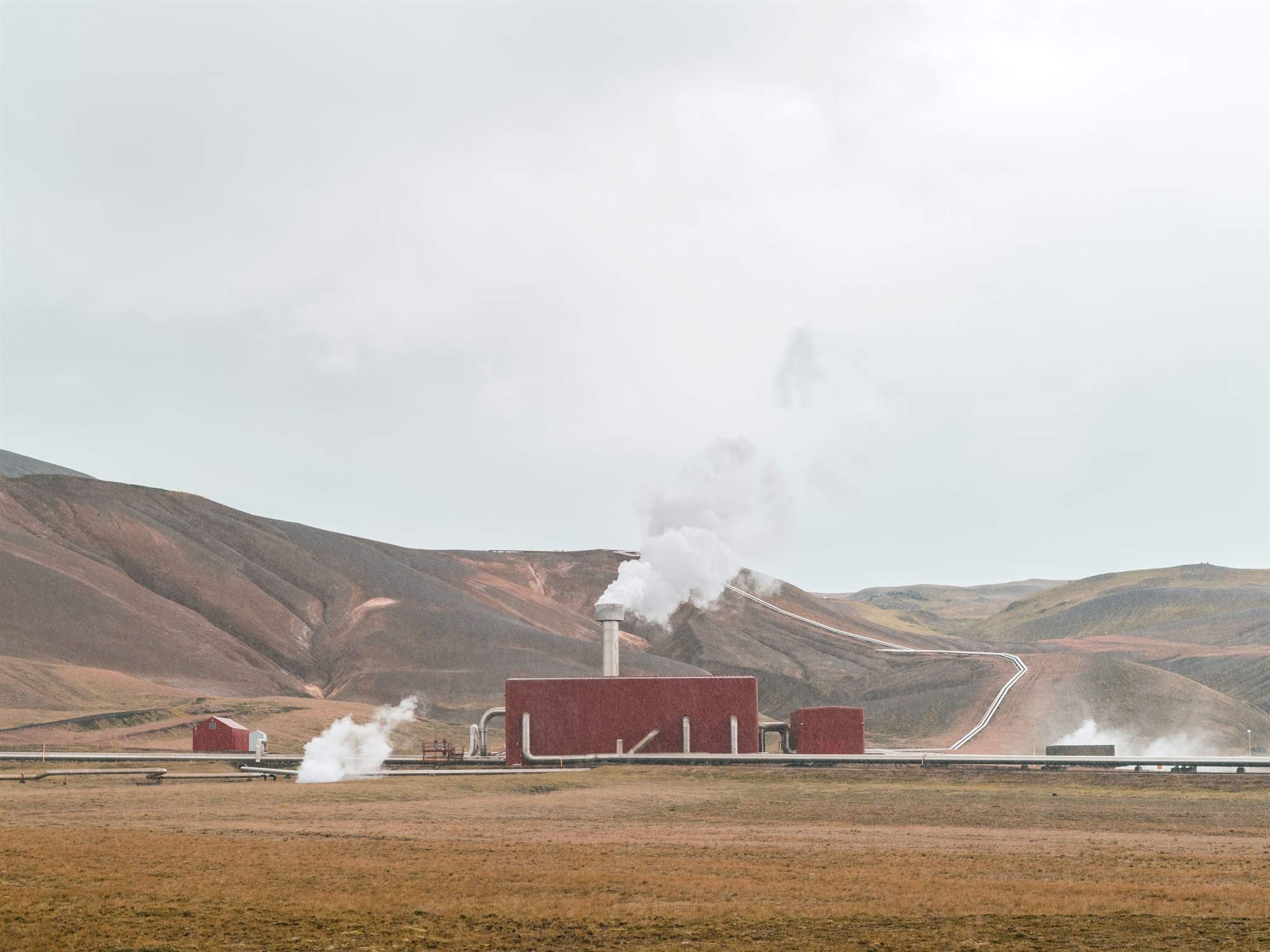 Geothermal energy plant in Iceland